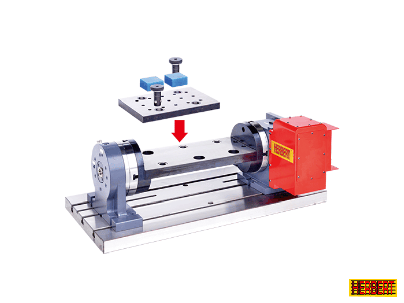 Maximizing CNC Productivity: A Technical Deep Dive into HER-BERT’s 4th Axis Quick Change System